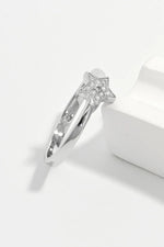 925 Sterling Silver Inland Zircon Star Ring