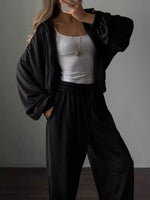Zip-Up Hoodie and Joggers Set