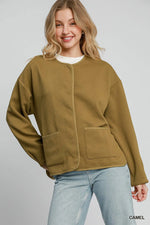 Umgee Textured Jacquard Jacket