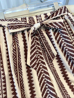 Boho Print Wide Leg Pants