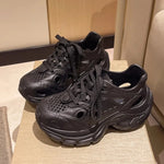 Lace Up Platform Sneakers