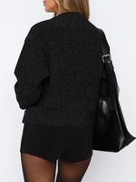 Zip Up Long Sleeve Cardigan