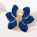 18K Gold-Plated Alloy Resin Drop Earrings