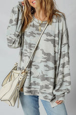 Camouflage Long Sleeve Sweatshirt