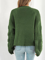 Chunky Knit Open Front Cardigan
