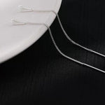 925 Sterling Silver Chain Earrings