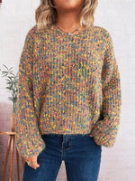 Colorful Long Sleeve Sweater