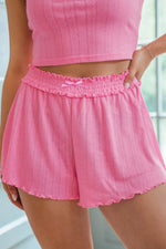 Button Down Cardigan, Cami and Shorts Set