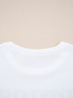 HOLLY JOLLY Embroidered Round Neck Sweatshirt