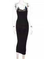 Leopard Print Spaghetti Strap Midi Dress