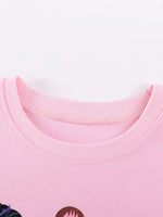 Children's Graphic T-Shirt and Skirt Set