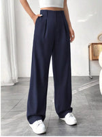 Wide Leg Pleated Pants