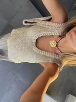 Scoop Neck Sweater Vest