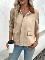 Zip Up Long Sleeve Jacket