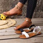 Open Toe Flats Sandals
