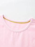 Children's Rainbow Print Short Sleeve Casual Dress