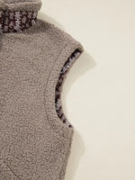 Side Bows Sherpa Fleece Vest