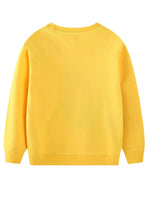 Children's Excavator Round Neck Sweatshirt