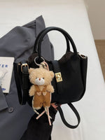 Leather Crossbody Bag with Top Handle