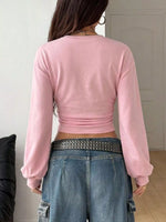 Long Sleeve Cropped T-Shirt