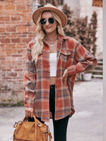 Plaid Button-Down Long Sleeve Shirt