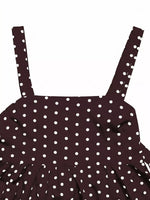 Polka Dot Tie Back Cami