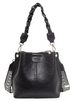 Braided Handle Crossbody Bag
