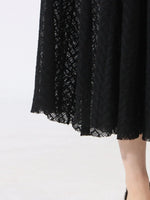 Lace Mock Neck Long Sleeve Dress