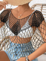 Beaded Crochet Cover Up