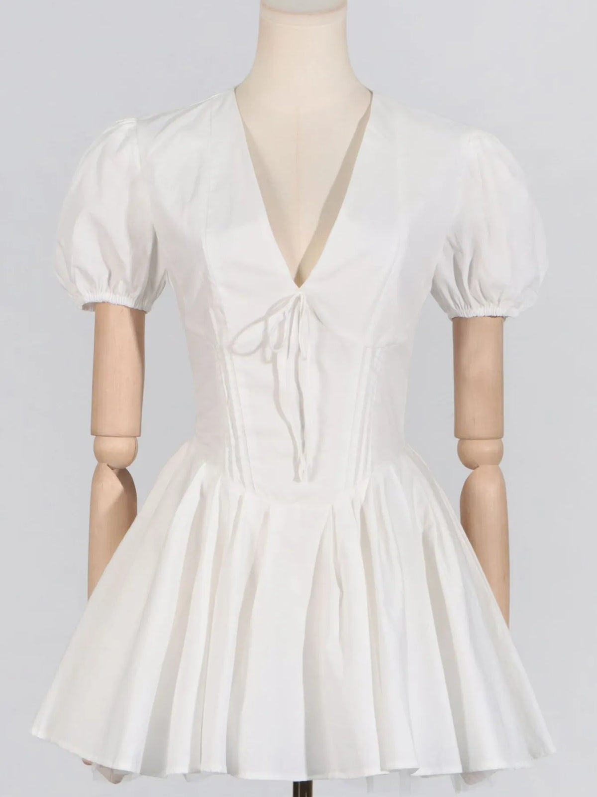 Ruffle Tiered Puff Sleeve Mini Dress