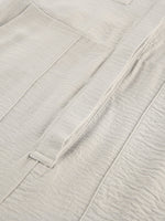 Chest Pocket Short Sleeve Wide Leg Jumpsuit