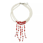 Gothic Multi-Layered Beaded Necklace