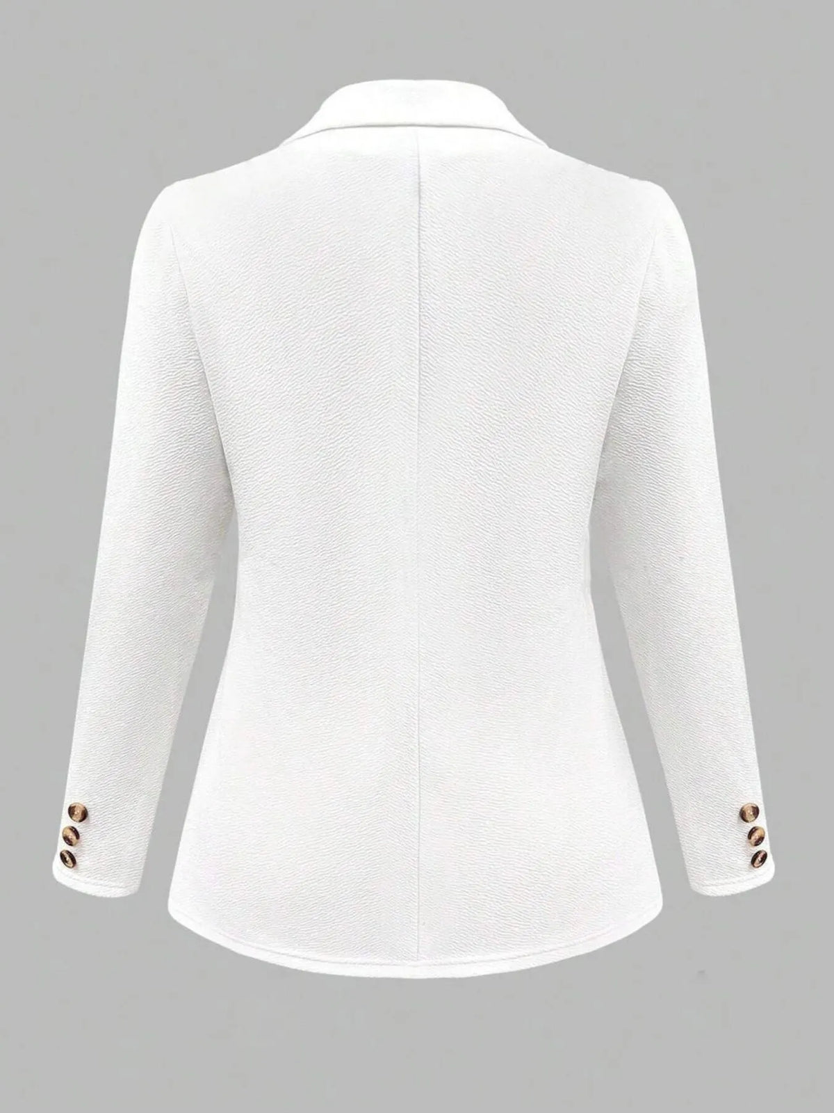Lapel Collar Open Front Blazer
