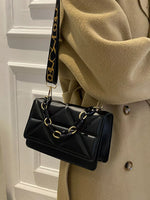 Quilted Adjustable Strap Crossbody Bag
