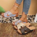 Open Toe Wedge Sandals