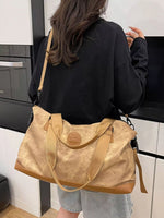 Vintage Oxford Cloth Duffel Bag