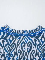Paisley Print Long Sleeve Blouse