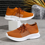 Breathable Mesh Lace Up Athletic