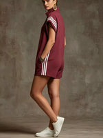 Striped Zip Front Romper