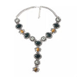 Resin Zinc Alloy Y-Shape Necklace