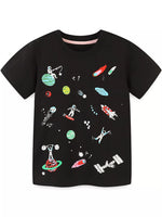 Children's Space Adventure Graphic T-Shirt