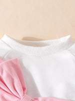 Children's Bow Decor Long Sleeve Baby One-Piece Bodysuit