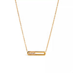 18K Gold-Plated Pendant Necklace