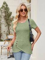 Round Neck Short Sleeve T-Shirt