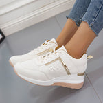 Lace Up Wedge Sneakers