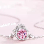 925 Sterling Silver Zircon Pendant Necklace