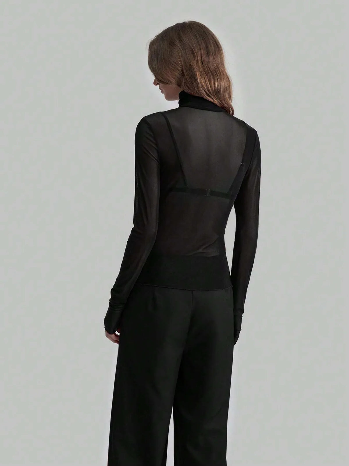 Turtleneck Long Sleeve Top