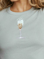 Graphic Round Neck Short Sleeve T-Shirt