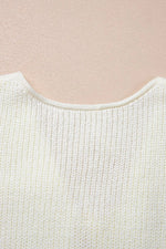 Double Tie V Neck Sweater Vest