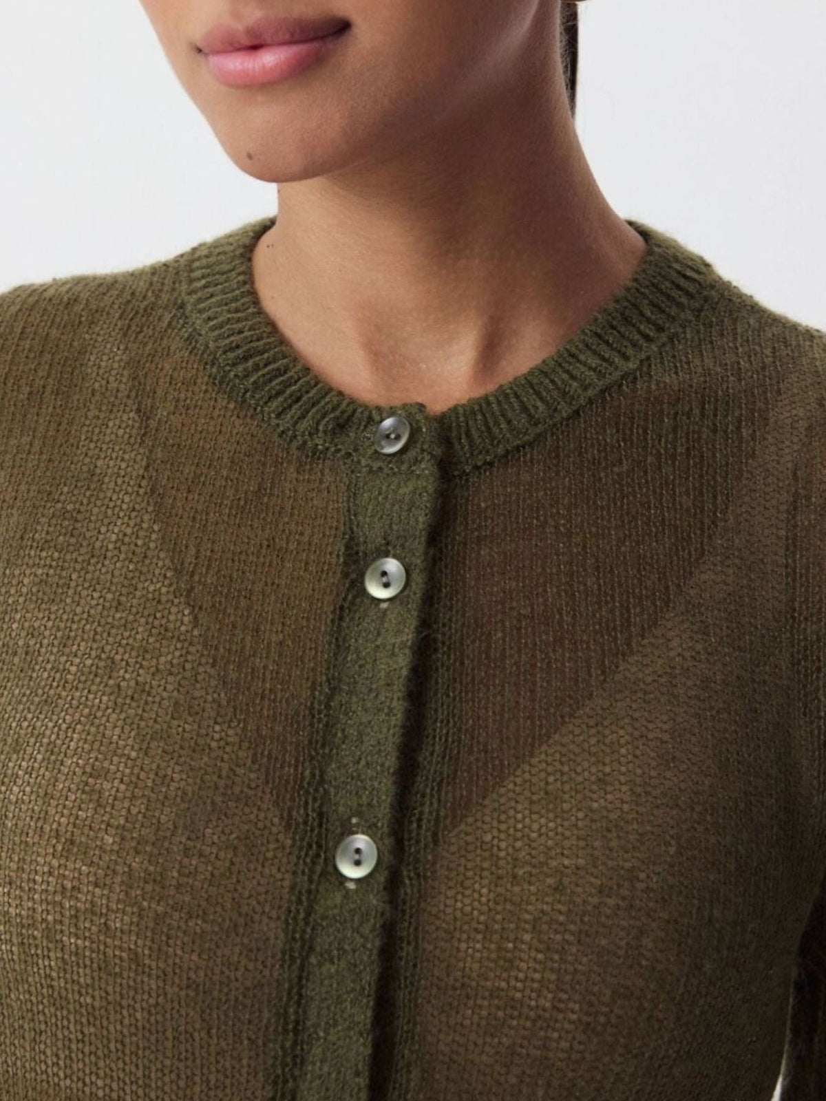 Button Up Long Sleeve Cardigan